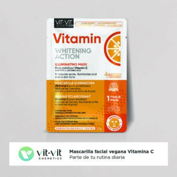 Mascarilla Tisú hidratante Vitamina C. Mascarilla Coreana para mejorarla iluminación dela piel. Producto