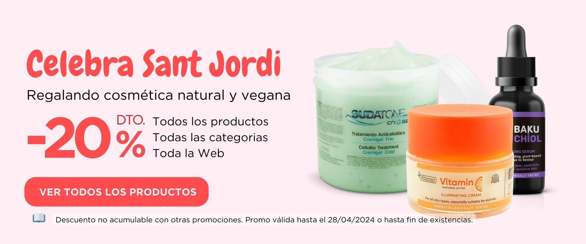 Celebra Sant Jordi con cosmética Natural y Vegana